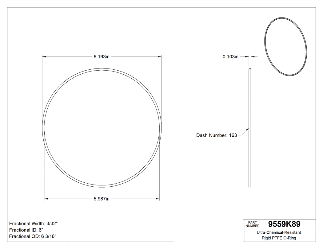 Technical drawing - 9559K89
